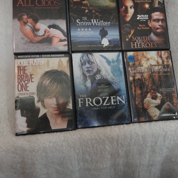 ACTION ADVENTURE DRAMA ROMANCE MOVIE 6 PACK DVD LOT - Picture 3 of 3